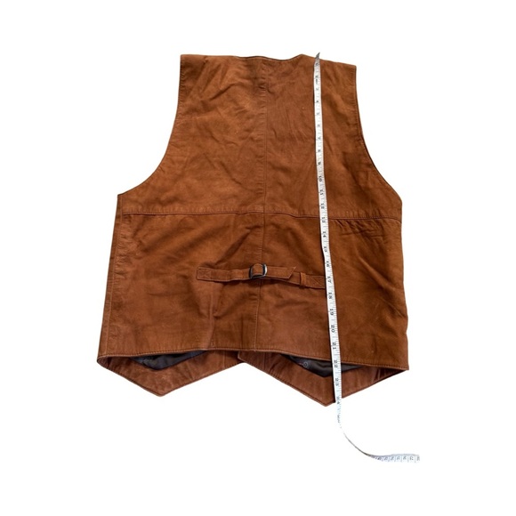 Eclectic Granpa Suede Vest with Button Closure - Picture 10 of 14